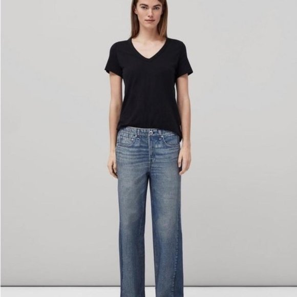 rag & bone Tops - RAG & Bone The Slub Vee 100% Pima Cotton Tee, size XS